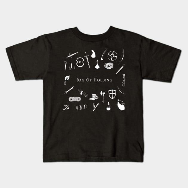 Bag of Holding II Kids T-Shirt by ClarkStreetPress